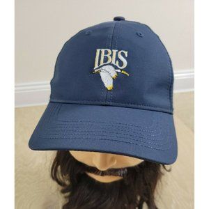 Ibis Golf Club Embroidered Performance Baseball Hat Sports Cap Strapback Blue
